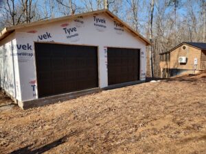New Construction Residential Garage Door Installation by All American Garage Doors